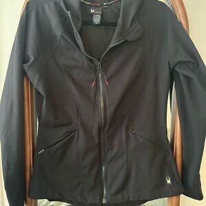 Spyder Black Ski Jacket for Outdoor Adventures